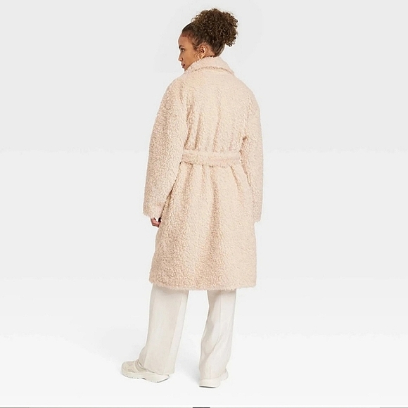 A NEW DAY | Curly Faux Fur Coat - Picture 2 of 5